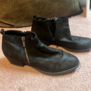 Timeless, cute Ultrasuede shoe booties